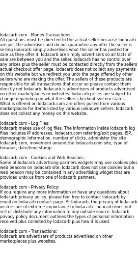 iodacarb privacy