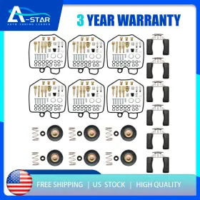 H002-6-cv-6 A-star Ultimate For Honda Cbx1000 Cbx 1000 Carburetor Repair Carb Rebuild Kit - 6pcs