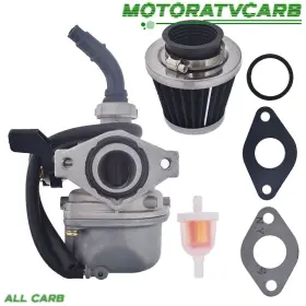 Mot1580566 All-carb Pz19 Carburetor Kit 19mm For 50cc-125cc Atv Pit Dirt Bike Go Karts