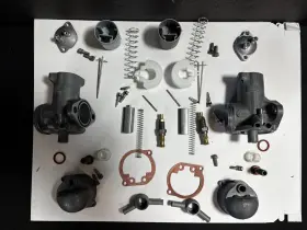 Amal R&lt140 930 Carburetor Set Right/left 230 Main - #3 Slides Bsa Triumph Norton