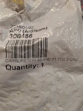 51.7cc Ard 300486 Ardisam Carburetor 43 And 2 Cycle