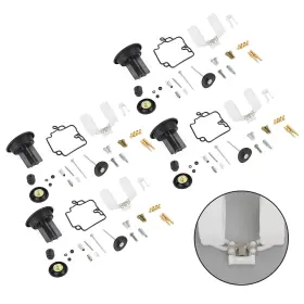 M566-a217-4pc Areyourshop 4x Carburetor Carb Repair Kit Acceleration Pump Fit For Kt Cvk24 Scooter Racing