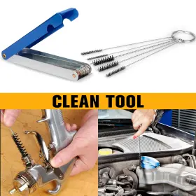 Auimsoco 623397757861 Stainless Carburetor Carb Cleaning Jet Cleaner Kits Tool Set For Motorcycle Car