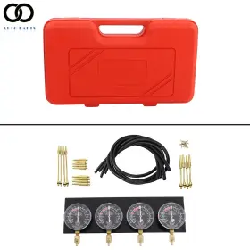 Apo259160 Autoooparts Fuel Vacuum Carburetor Synchronizer Kit Carb Sync Gauge Set Adjustable Balancer
