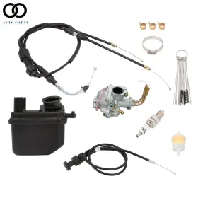 Apo311984 Autoooparts Carburetor For Yamaha Peewee Pw50 Py50 With Air Filter Box Throttle Choke Cable Kit