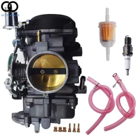 Apo57472 Autoooparts Twin Cam Carburetor Carb For Dyna Wide Super Glide Softail Fxst 40mm