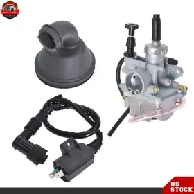 Ber206400 Berliii For Suzuki Lt80 L 1987-2006 Carburetor With Boot Rubber Cleaner And Ignition Coil