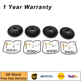 Bfyefgus 232145277126 For Suzuki Gsf600 S Bandit Carburetor Rebuild Kit Repair Vacuum Diaphragm 4pcs