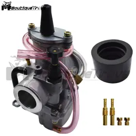 Bou1498584 Boutiquetrove 100cc 80cc 21mm Carburetor Pwk 21 Flat Slide Kit For Oko Universal 2/4 Stroke