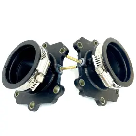07-100-56 Brgmax 2x Intake Boot Carburetor Mounting Flange For Arctic Cat Mountain 500-600