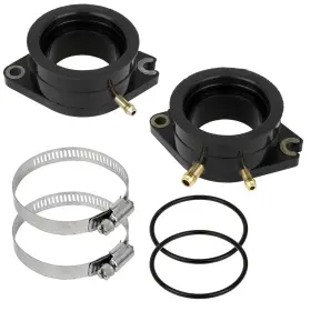 Caltric Cb125 Cb126 Carburetor Carb Intake Boot Joint Set For Yamaha Virago 750 Xv750 1981-1983