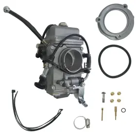 Carbstar 741079454577 Carburetor Kit For Hsr45 45mm Smoothbore Harley-davidson Evo Twin Cam