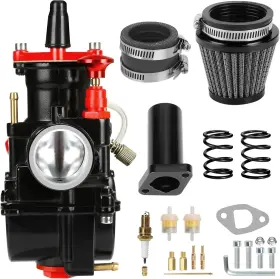 Co-crb28-02-b Ciloyu Pwk 28mm Carburetor Carb Kit Replacement For Predator 212 Black Pwk28