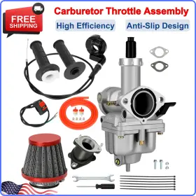 Co-pz26-th01 Ciloyu Pz26 Dirt Bike Carburetor Carb Throttle Assembly Replacement For Cg 125cc 150cc