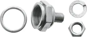 8902-4 Colony Carburetor Float Bowl Lock Nut Kit Cadmium-plated #8902-4 Harley Davidson