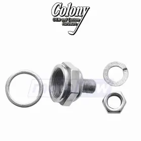 8jhn Colony Mn/8jhn Carburetor Bowl Lock Nut Kit For 1955-1957 Harley Davidson Flh Ct