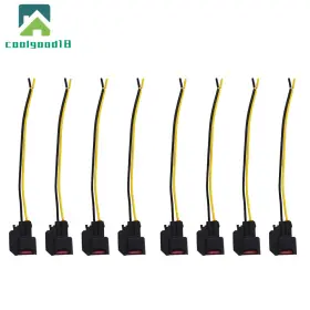 Cg197154ld Coolgood18 Set Of 8 Ev6 Ev14 Fuel Injector Connector Pigtail Harness For 2012 Ford Flex3.5l