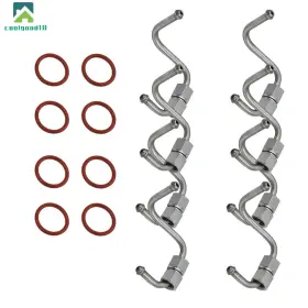 Cg266760ld Coolgood18 8 Pcs Fuel Injector Oring Line And Seal For 2008-2010 Ford F-250 Super Duty V8