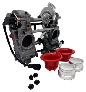 016.654 Cru Products Genuine Astemo Fuel Carburetor Fcr-h Dual 39mm For Triumph 2001-06 Bonneville