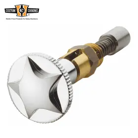 629309 Custom Chrome Motor Carb Star Enrichener Choke Knob Fit For S And Carburetors