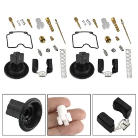M566-a240-2pc Darupsun 2x Carburetor Rebuild Repair Kit Fit 250cc Atv Atv250 En250 Gp200 Gp250 Mv30