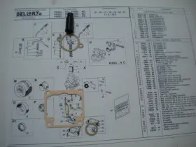 15-19.5 Del Lorto 52526 Phbg Carburetor Kit-new