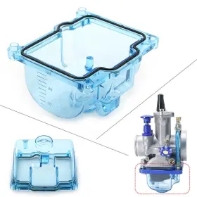Dictorcoltd 550732344311 Transparent Carburetor Bottom Float Bowl Plastic For Pwk 36 - 40mm Big Bore Carb
