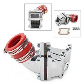 Dictorcoltd 550748615375 Red Carburetor Intake Interface Valve For Honda Dio 50 17 18 27 28 Period Gz