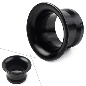 Dictorcoltd 550748805660 Universal 50mm Carburetor Air Inlet Tip Carb Vent Collar Horn Protector Black
