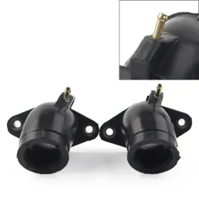Dictorcoltd 612074336437 2x Carburetor Joint Carb Intake Boot Mount Set For Yamaha Xvs650 V-star 98-11