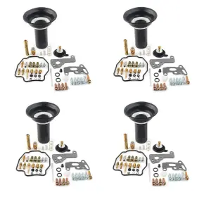 Hukyu-194yf092 Dictorcoltd 4 Set Motorcycle Carburetor Rebuild Kits Plunger For Yanaha V-max 1200 1985-2000