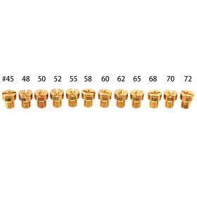 Dictorcoltdusa 210000202995 Replacement Carburetor Carb Main Jet For Dellorto Sha Phbg #45 - #72 #48 #50 Us