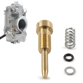 Hsr48 Earthoee 550753300389 Carburetor Pilot Air Adjustment Screw Fit For Mikuni Hsr Hsr42 Hsr45 Brass