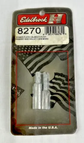 8270 Edelbrock 8207 Power Plate Calibration Kit For Harley Davidson