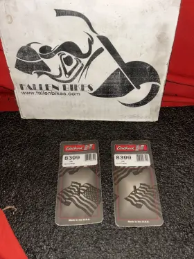 8399 Edelbrock Qwik Silver 8.32 X 1/2 Inch Set Screws Pair New