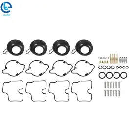 445418 Etecgo Fit For Honda Cbr600f4 1999-2000 4pcs Carburetor Repair Kit Plunger Diaphragm