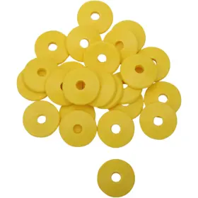 215ry-24 Fast-trac Backer Plates - Yellow Round 24/pack