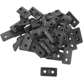 510-48 Fast-trac Extra Large Backer Plates - Black Twin 48/pack