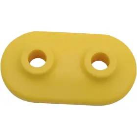 557spy-24 Fast-trac Backer Plates - Yellow Double 24/pack