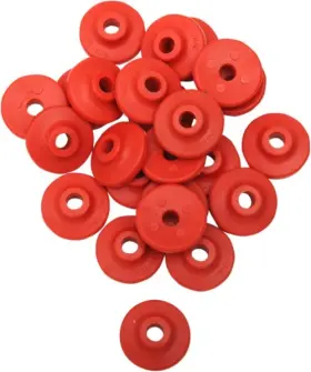 605rr-24 Fast-trac Air Lite Round Xl Backer Plates 5/16 Inch Thread Red