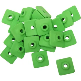 702g-24 Fast-trac Extra Large Backer Plates - Green Square 24/pack