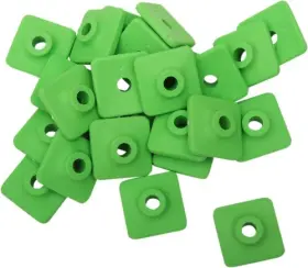 702g-96 Fast-trac Air Lite Square Xl Backer Plates 5/16 Inch Thread Green