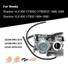 16100-mr1-673 Faybuy Mc-vt600-670 672 For Honda Carburetor Vlx 600 Shadow Vt600 1994-1998