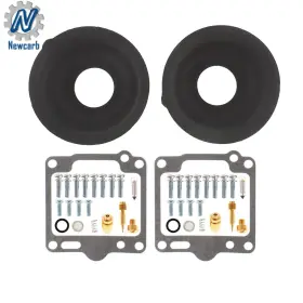 Nc1011420 Findmall 2 Carburetor Repair Kit Plunger Diaphragm Part For Yamaha Xv750 Virago 750 Us