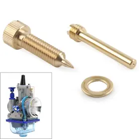 Flashbuyeasy 550753298921 Carburetor Adjustable Screw Jet For Pwk 21 24 26 28 30 32 34mm Motorcycle