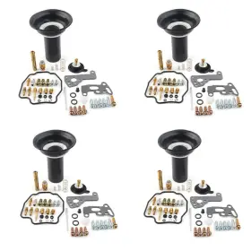 Flashbuyeasyusa 550745898764 4 Sets Carb Carburetor Rebuild Kits Plunger Fit Yamaha V-max 1200 1985-2000 1986