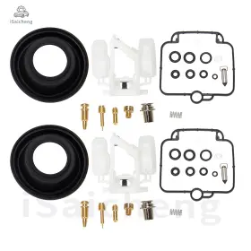 Gs500e For A-461 1990-2000 Suzuki Carburetor Repair Rebuilt Kit Carb Diaphragm Float