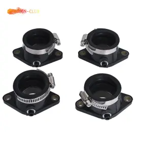 Icc1267329 For Suzuki 4 Left Right Gs850 G Gl 1980-1983 Carburetor Intake Manifold Boot