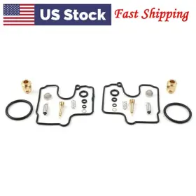Fortodayyus 550729188973 Carburetor Repair Rebuild Kits Fit Suzuki Sv650 Sv 650 S 1999-2002 Motor 2 Sets