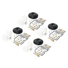 Fortodayyus 550729627656 4sets Carburetor Carb Repair Kit Diaphragm Float For Kawasaki Zx600 A 1985-1987